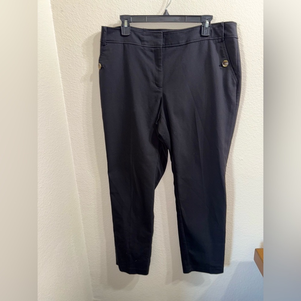 Calvin Klein Black Trousers- Size 14
